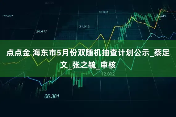 点点金 海东市5月份双随机抽查计划公示_蔡足文_张之毓_审核