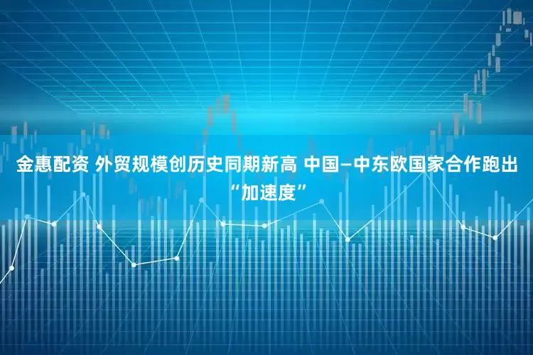 金惠配资 外贸规模创历史同期新高 中国—中东欧国家合作跑出“加速度”